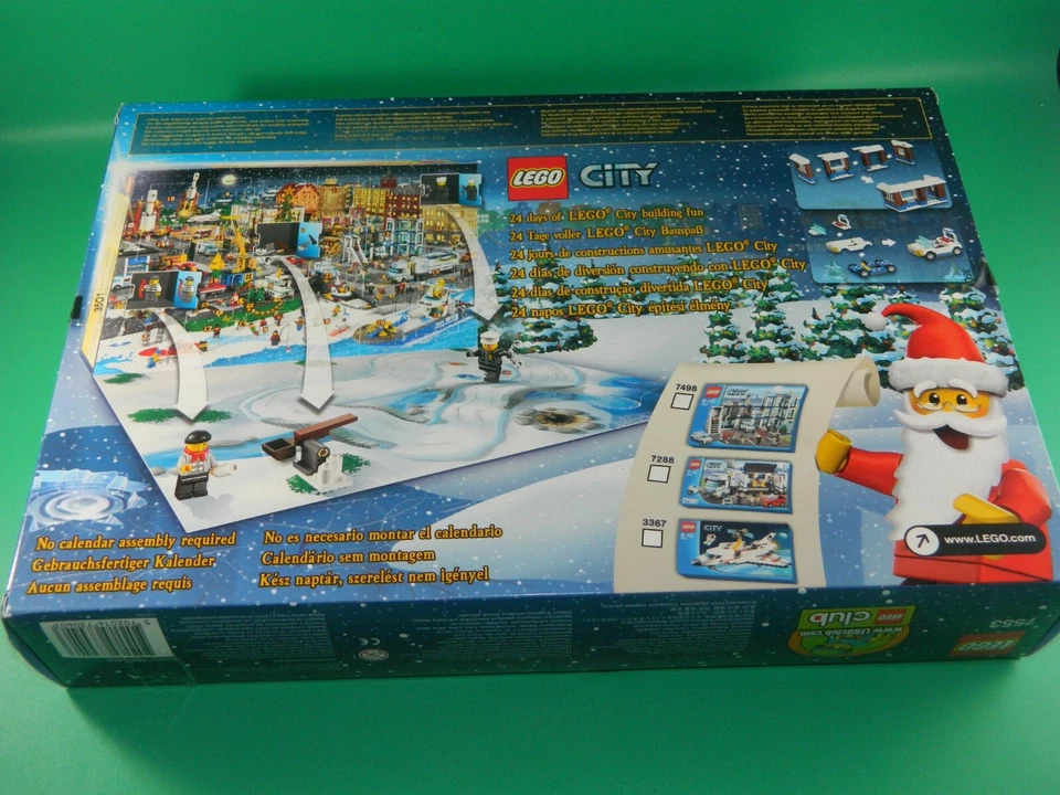 Lego 7553 City Adviento 2011 Calendario de Adviento en Caja Buen Estado Foto 2 de 4