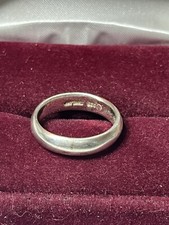 Sterling Silver4.4mm Band Ring Size 6