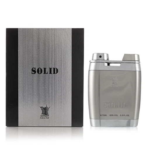 Solid Silver by Arabian Oud 75ml Men Western Spray - Free