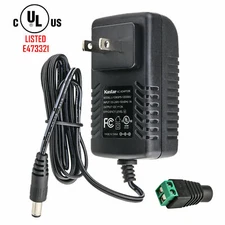 UL Listed 12V 3A 36W AC Adapter Power Supply for Camera LED Light Strip