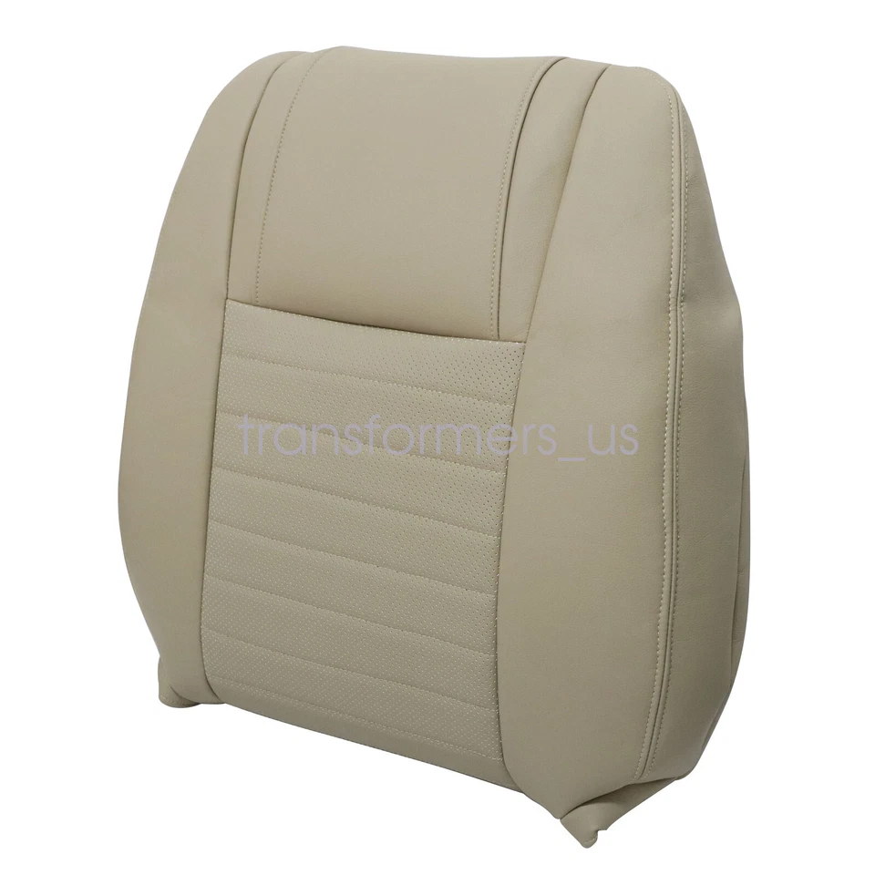 Fits 2005-2009 Ford Mustang GT V8 Driver / Passenger Bottom / Top Seat Cover Tan Foto 4 de 4
