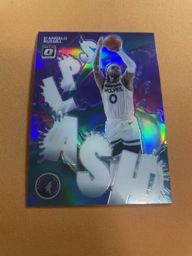 2020-21 Donruss Optic D’Angelo Russell Splashed Purple Prizm #7
