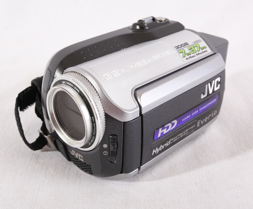 JVC Everio Hard Disk Camcorder Hybrid, GZ-MG157U, w Battery JVC Everio Hard Disk Camcorder Hybrid, GZ-MG157U, w Battery
