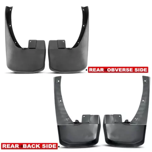 4 piezas guardabarros delanteros traseros contra salpicaduras para camioneta Nissan Frontier 2005-2015 - Imagen 7 de 9