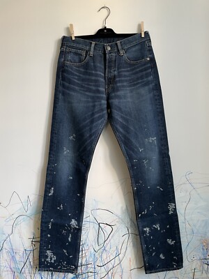 Lucien Pellat-Finet Skull Paint Jeans Blue 30