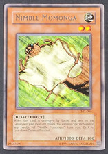 Yugioh TCG - Nimble Momonga - SRL-086 - NM - Vintage - Unlimited - Monster 2002