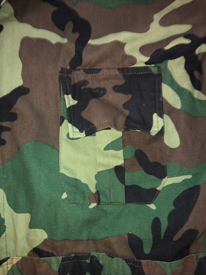 Duck Bay Woodland Camo Men’s size M Jump Suit Coveralls Turkey Deer Bow