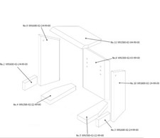 Westfire Uniq 15/16 Compatible Stove Bricks - SELECT REQ'D BRICK