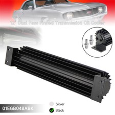 Dual Pass 3 Diameter Heat Sink Transmission Cooler 12 Long 38 Barb Fitting Dual Pass 3 Diameter Heat Sink Transmission Cooler 12 Long 38 Barb Fitting