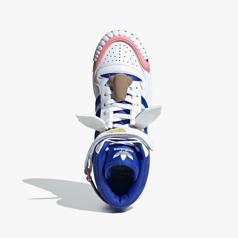大人気☆KERWIN FROST☆Adidas☆FORUM HI HUMANCHIVES SHOES☆ Adidas Forum Hi Humanchives x Kerwin Frost White Hi Tops