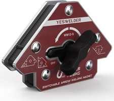 YESWELDER 55LB Switchable Welding Magnet On/Off Switch Multi Angle Arrow Holder