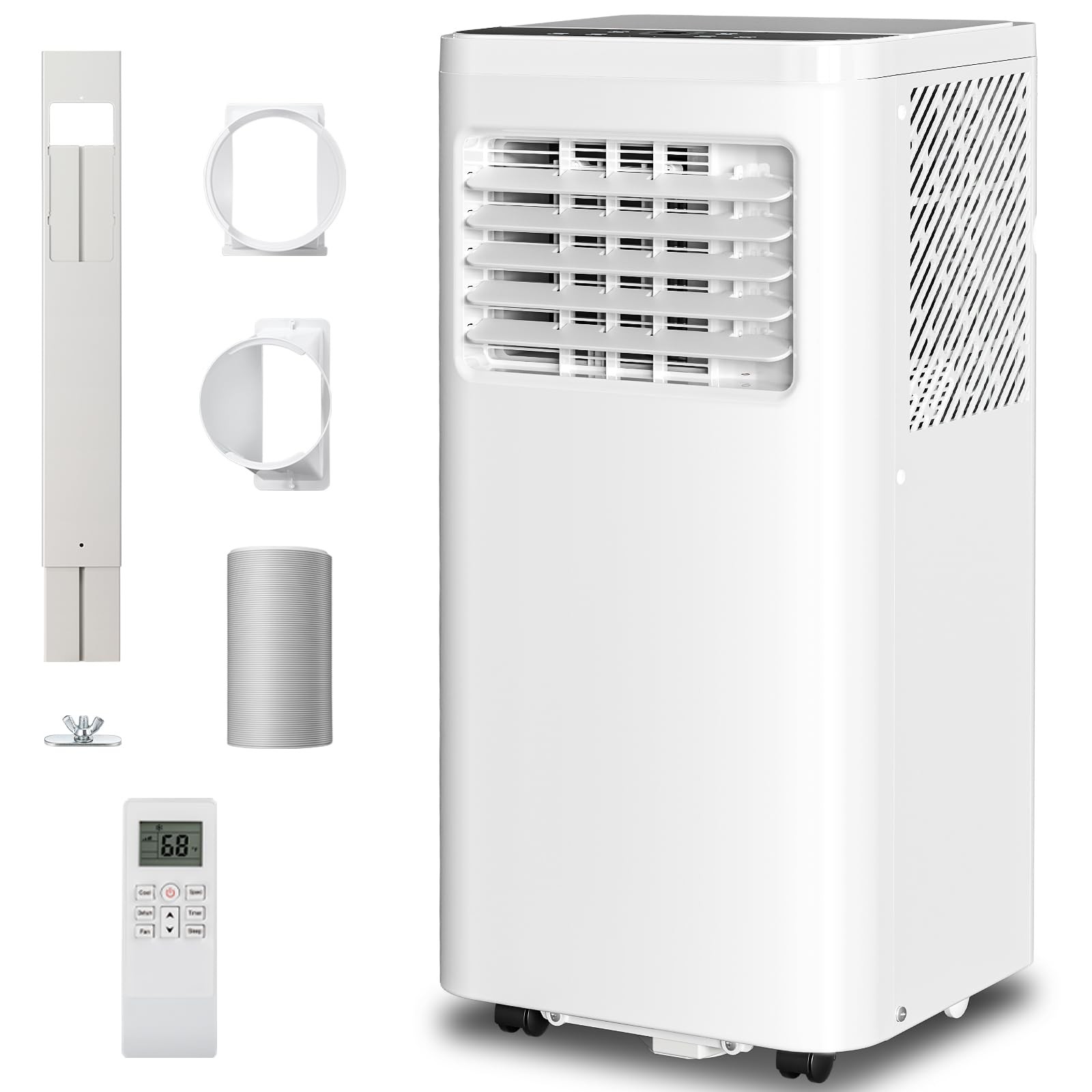 3-in-1 portable air conditioners，10000btu portable ac units cools 450 sq. Ft.