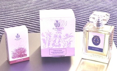 Carthusia Capri Perfume Set 100ml Io Capri + 25ml Corallium + Wipes