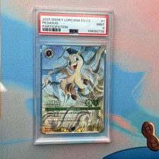 2025 DISNEY LORCANA EN C2-CHALLENGE PROMO PEGASUS GIFT FOR HERCULES PSA 9