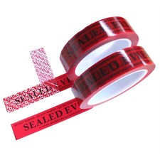 2 Rolls Precut 100 Total Transfer Tamper Resistant Security Packaging Tapes ...