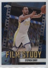 2024 Topps Chrome Film Study Blue Basketball Refractor Stephen Curry #FS-7 i0b