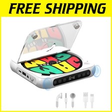 Rechargeable Bluetooth CD Player with LCD Screen