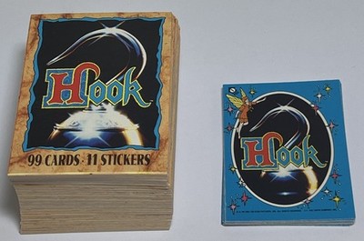 1991 Topps Hook Trading Card and Sticker Complete Set (99 Cards + 11 Sticker)