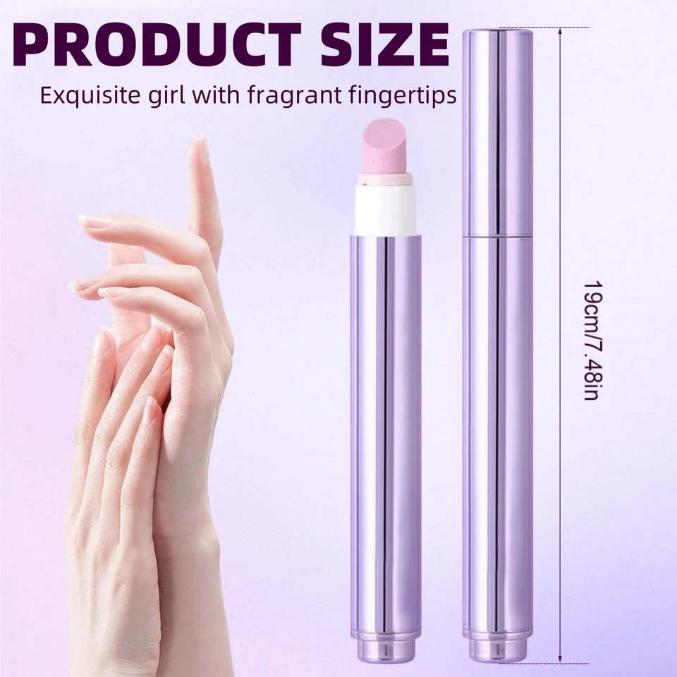 3-in-1 Nail Care Pen, Cuticle Pusher Oil Pen with Ceramic Tip for... - Image 3 of 4