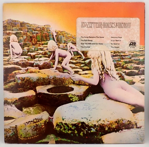 LED ZEPPELIN Houses of the Holy LP Rare Press! R.LUDWIG  "PROMO HYPE " LP-381