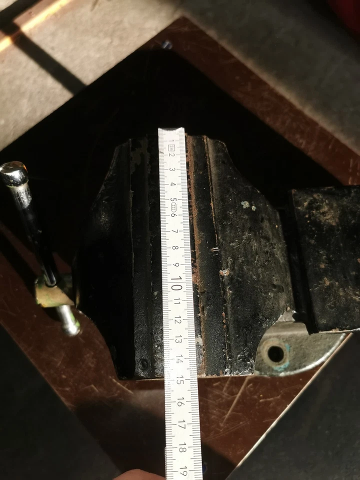 150mm Parallel Schraubstock Werkbankschraubstock mit Amboss 140mm Spannweite Top - Bild 4 von 4