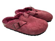 Birkenstock Boston VL/Shearling Wine, US 6