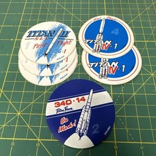 Vintage Titan Rockets Stickers Lot