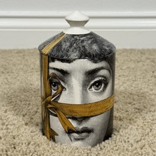 Fornasetti Regalo Candle Gold Black Limited Edition Made In Italy