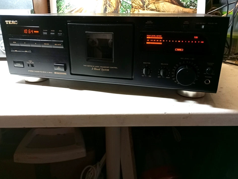 Teac V-3000 3 Köpfe Highend Tapedeck, beste Zustand,geprüft, gereinigt/gepflegt - Bild 3 von 4
