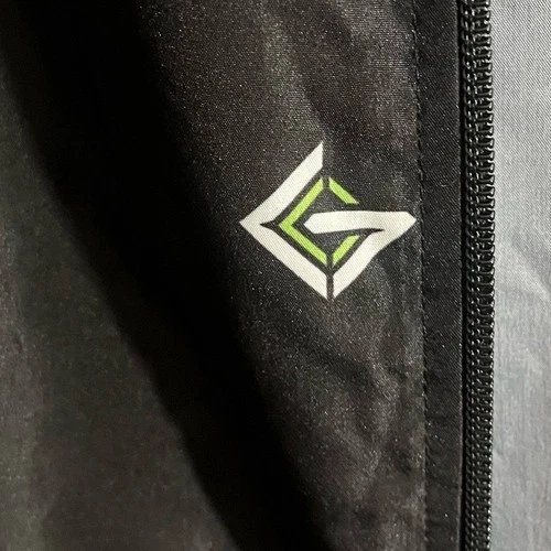 Champion UltraFuse Hooded Windbreaker Jacket Mens Medium Black GLADD Logo NWT image 5