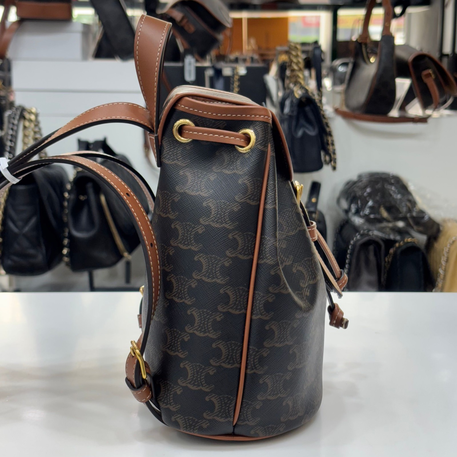 Celine Trionf Mini Fullco Backpack 197662CAS 1430… - image 5