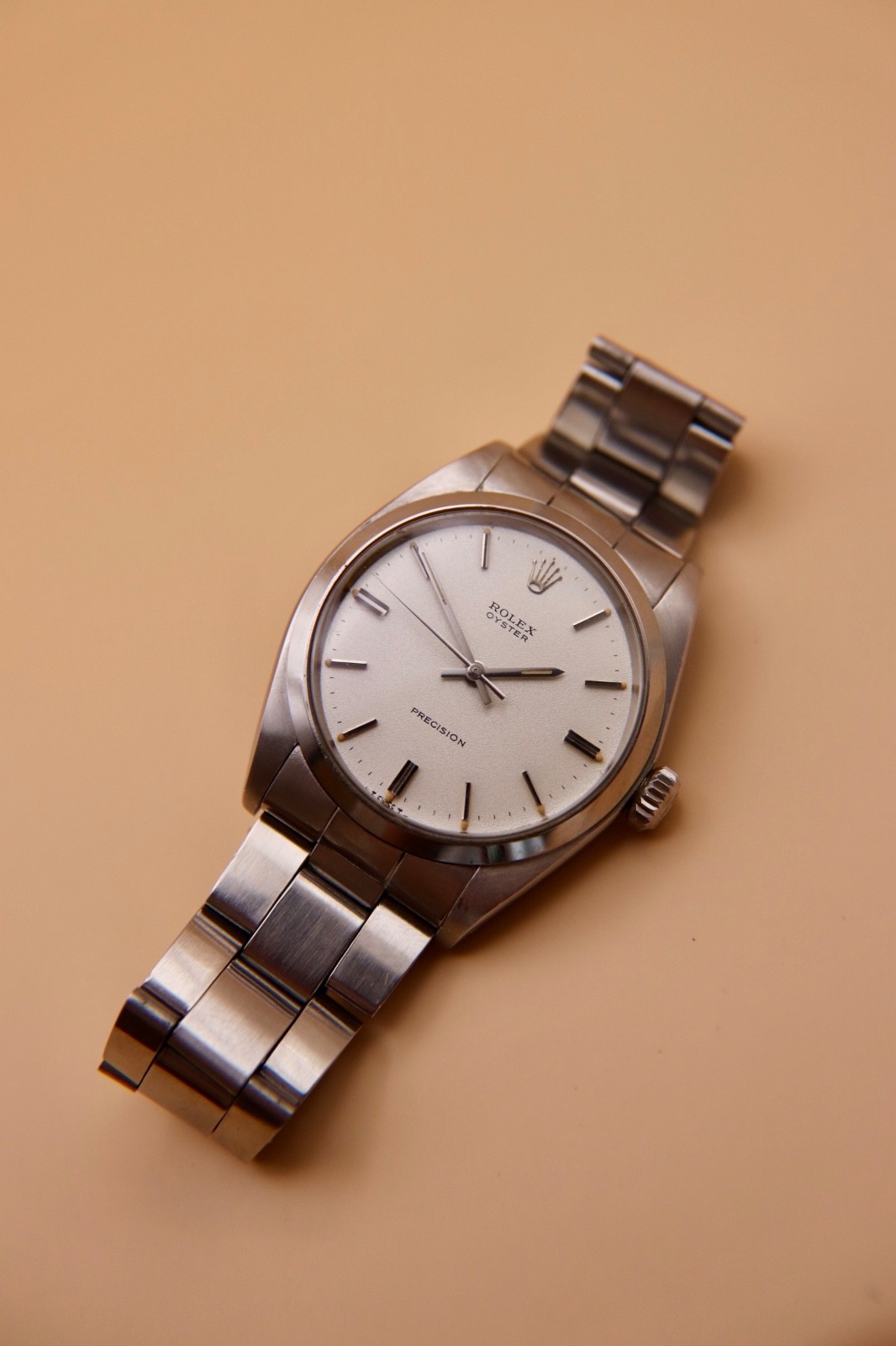 ROLEX OYSTER PRECISION VINTAGE WATCH 1971 REF. 6426 UNPOLISHED ORIGINAL image 2