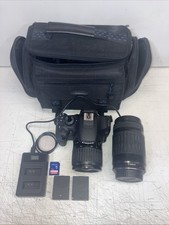 Canon EOS Rebel T5 18.0MP EF35-80 & EF75-300 Lenses, Bag, Charger 2 Batteries