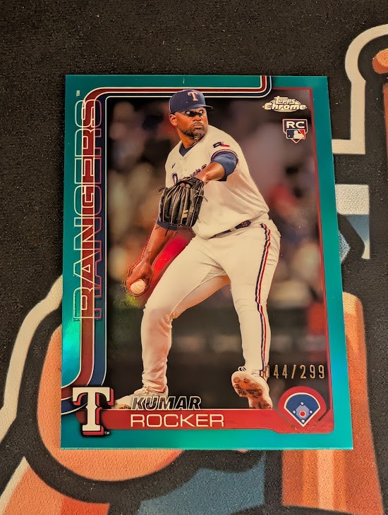 2025 Topps Chrome - Kumar Rocker #73 Teal Refractor /299 (RC) *BR*