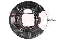 Spritzblech Bremsscheibe Ankerblech Hinten Links FüR BMW 5Er E39