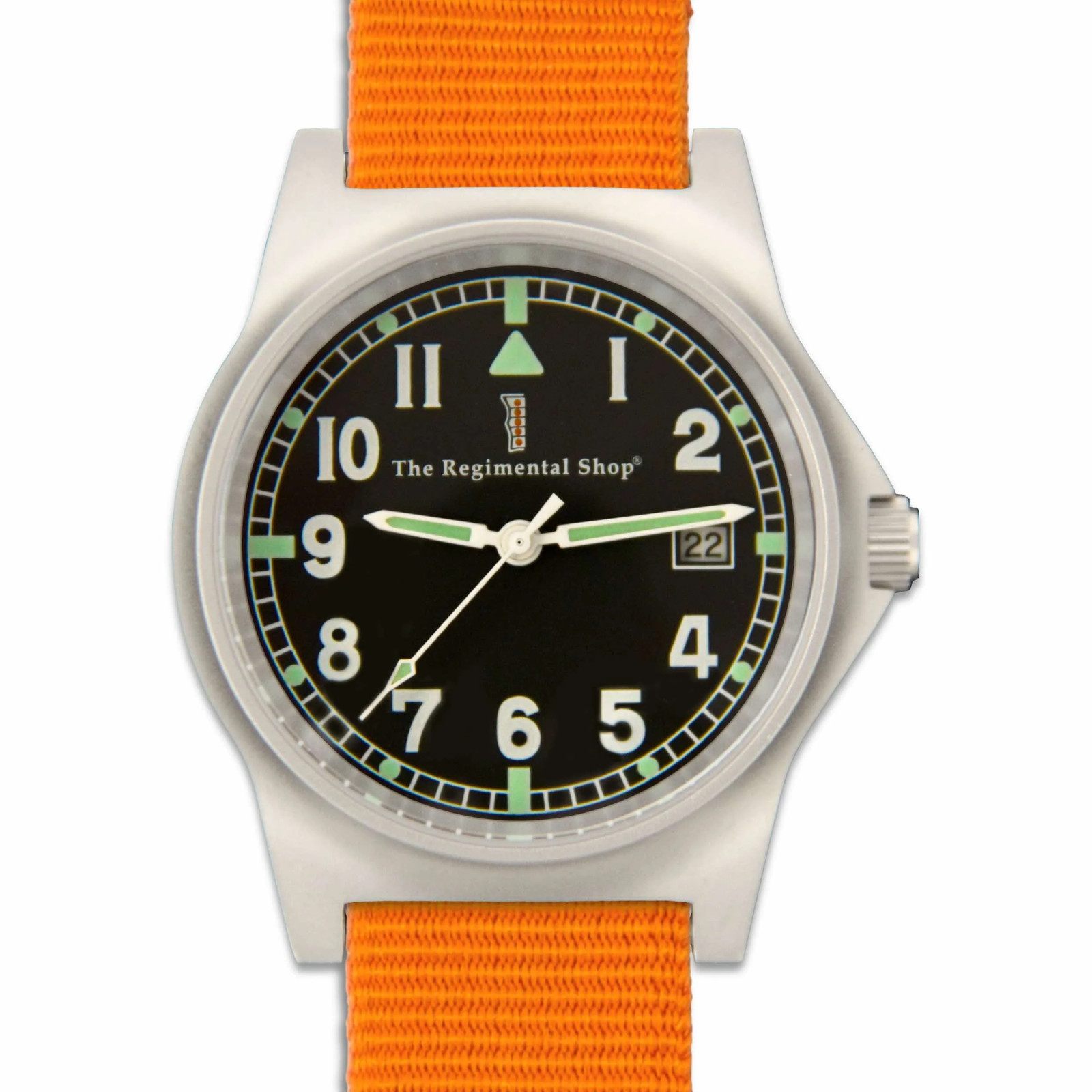 G10 Military Watch with Orange Watch Strap