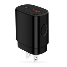 25W Super Fast Charger Type C Dual Port Charging Block for 1PACK, Black