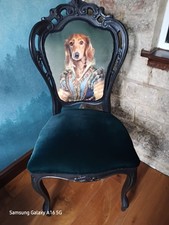 Louis Xiv STYLE Wood Chairs Bespoke Design From French Chateau. 1/4. Priced EACH