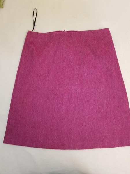 Women French Connection Skirt Lilac Wool 40