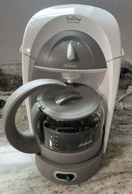 Sunbeam Tea Drop Hot Tea Maker HTM3 Tested Works White