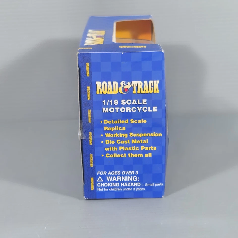 Moto Guzzi V10 Centauro Motorcycle 1:18 Scale Road & Track Replica Maisto Yellow - Image 3 of 4