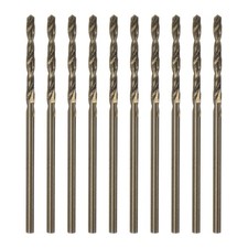 10pcs Cobalt Jobber Drill Bits 1.7mm for Hard...