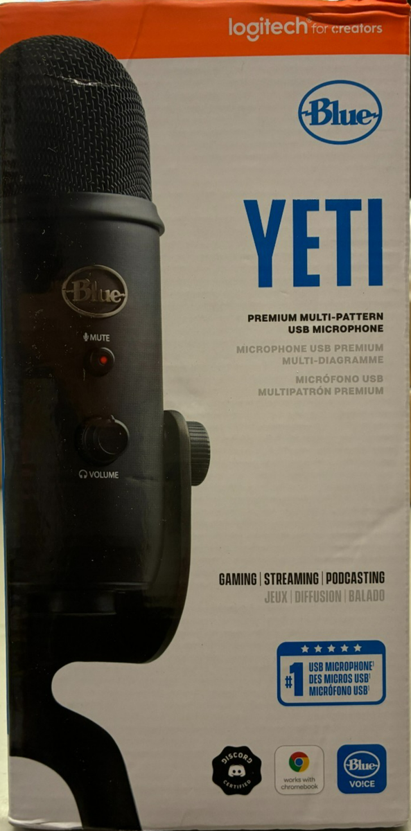 Blue Yeti - 988-000100 - USB Microphone for Recording & Streaming
