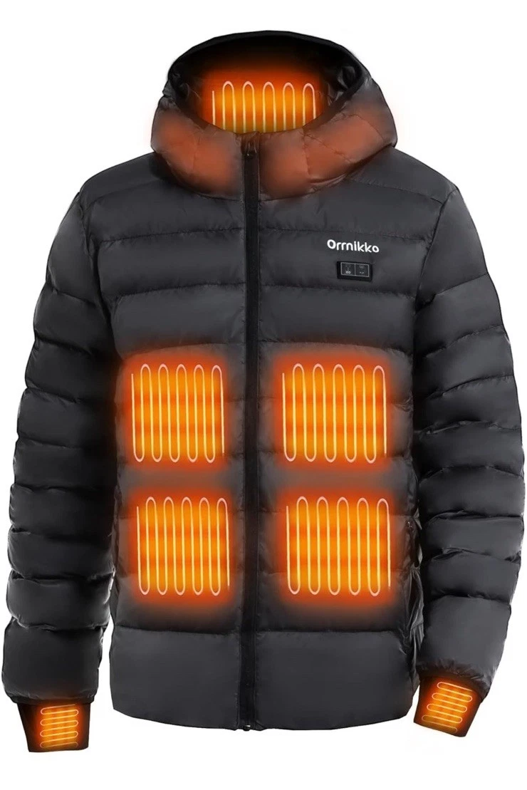 ORRNIKKO MENS HEATED JACKET - SIZE: MEN 2XL - Black. 20000mha
Opens in a new window or tab