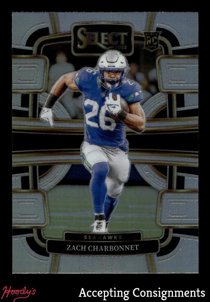 2023 Select Prizm Silver Concourse #86 Zach Charbonnet RC ROOKIE SEAHAWKS