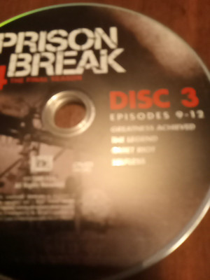 PRISON BREAK FINAL SEASON DISC3 DVD DISC ONLY USED TESTED FREESHIP NOTRACKING