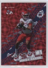 2024 Fresno State University Bulldogs Sticker Series Holo Mikey Keene #ST-1 1by6