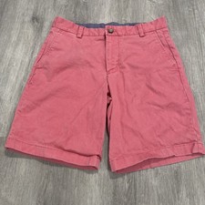 Vineyard Vines Breaker Short Size 28 Flat Front Cotton Chino Casual Preppy