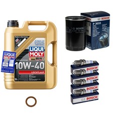 BOSCH Ölfilter 5L Liqui Moly Leichtlauf 10W-40 für VW Golf II 1.8 GTI 16V