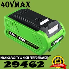 40V 8.0Ah For Greenworks G-MAX Lithium Battery 29472 29462 29252 20202 40 Volt🔥